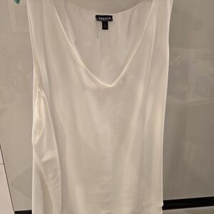 Torrid Women's Cream V-Neck Blouse